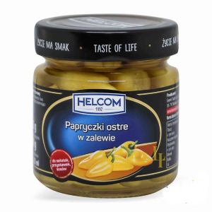 Товар Перець маринований HELCOM 185g гострий жовтий