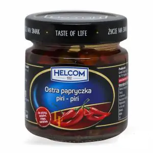 Товар Перець маринований HELCOM 180g гострий пірі-пірі червоний