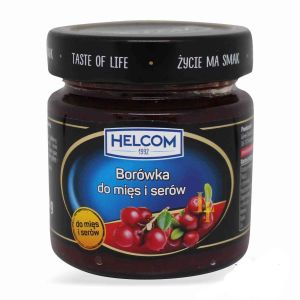 Товар Соус "HELCOM"  Брусниця для м'яса та сирів, 210g (8 шт/ящ)