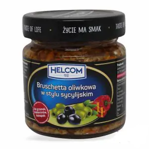 Товар Соус Брускетта "HELCOM" сицилійська оливкова, 225ml (8 шт/ящ)