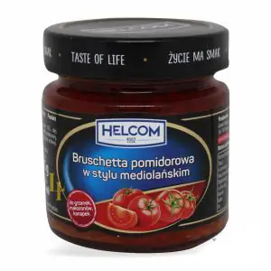 Товар Соус Брускетта "HELCOM" медіоланська з помідорами, 225ml (8 шт/ящ)