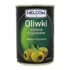 Оливки "HELCOM" зелені без кісточки, 280g (24 шт/ящ) — мініатюра 1