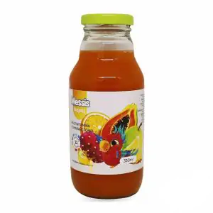 Товар Напій соковмісний скло MESSIS 330ml мультивітамін помаранчевий