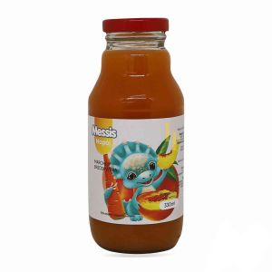 Товар Напій соковмісний скло MESSIS 330ml "Динозаврик" персик+ морква