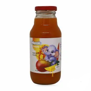 Товар Напій соковмісний скло MESSIS 330ml "Слоненя" манго+ морква