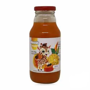 Товар Напій соковмісний скло MESSIS 330ml "Жирафеня" апельсин+ морква