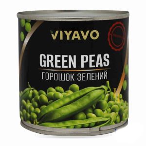 Товар Горошок зелений premium VIYAVO 420г 