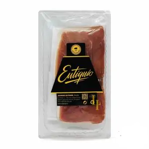 Товар Хамон "Eutiquio" JAMON SERRANO GAS Bodega нарізка 100g, Іспанія (25 шт/ящ)
