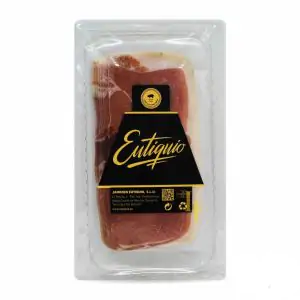 Товар Хамон "Eutiquio" JAMON SERRANO GAS Bodega нарізка 150g, Іспанія (24 шт/ящ)