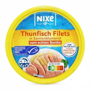 Товар Тунець "NIXE" шматочки в олії, 185g (48 шт/ящ)