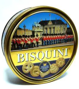 Товар Печиво вершкове BISQUINI в ж/б 454 г, Данія