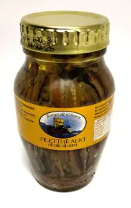 Товар Анчоуси в оливкової олії "Filetti di Alici" 160г, Італія (12 шт/ящ)