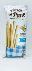 Товар Грісіні (хлібні палички) Amor di Pane з оливковою олією, 125g  (18 шт/ящ)