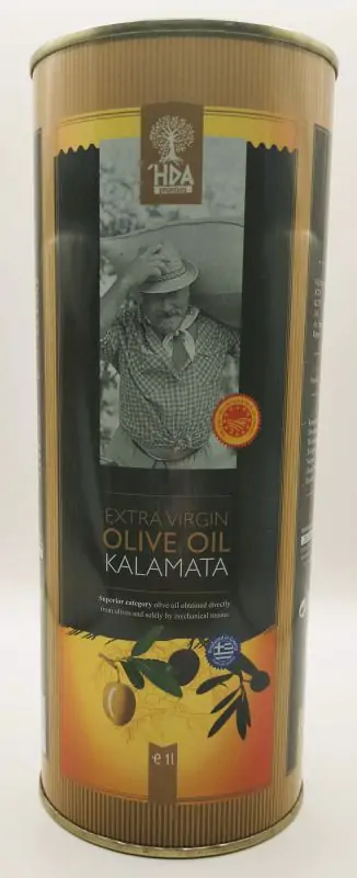 Оливкова олія "HPA" region Kalamata Peloponnese extra virgin olive oil Греція, 1л (10 шт/ящ) - фото 3