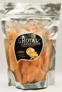 Товар Диня сушена Канталупа "Royal" з цукром, 500г (12 шт/ящ)