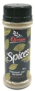 Товар Лавровий лист мелений "Osman", 50г (12 шт/ящ)