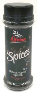 Товар Перець чорний горошок "Osman", 50г (12 шт/ящ)