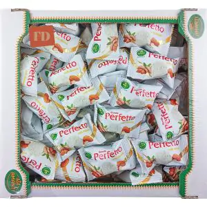 Товар Цукерки у кокосовій стружці та шоколаді "Amanti" Perfetto з цілим мигдалем, 500г (12 шт/ящ)