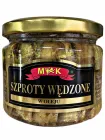Шпроти копчені в олії "М&К" скло, 250g (12шт/ящ) — мініатюра 1