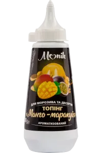 Товар Топінг для морозива та десертів "Monik" манго-маракуйя, 280 г