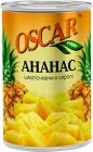 Ананас "Oscar" шматочки в сиропi, 580мл (24 шт/ящ) — мініатюра 1