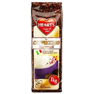 Товар Капучино "Hearts" Karamell карамельний смак, 1кг (10 шт/ящ)