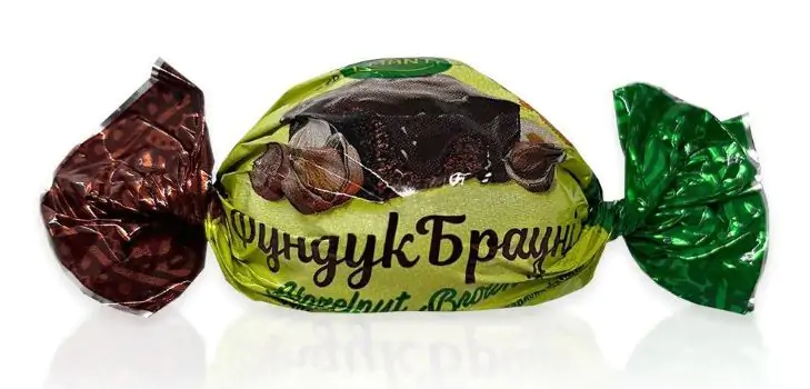 Цукерки "Amanti" Брауні з фундуком в шоколаді, 1 кг (6 шт/ящ) - фото 2