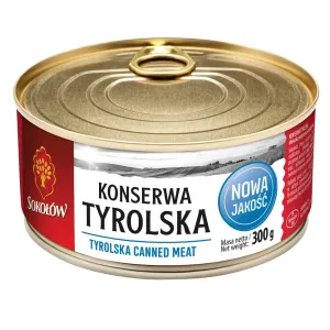 Товар Консерва м'ясна "Sokolow" Свинина тушкована Тірольська, 300г (6 шт/ящ)