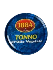 Тунець шматочки у соняшниковій олії "Tonno 1884" Іспанія, 160г (48 шт/ящ) — мініатюра 1
