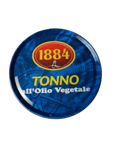 Товар Тунець шматочки у соняшниковій олії "Tonno 1884" Іспанія, 160г (48 шт/ящ)