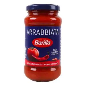Товар Соус томатний "BARILLA" Arrabbiata на основі гострого перцю чилі та часнику, 400g (6 шт/200 ящ)