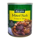 Горіхова суміш з сіллю "Alesto" Mixed nuts ж/б з сіллю, 340г (12 шт/ящ) — мініатюра 1