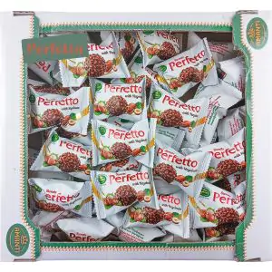 Товар Цукерки у кокосовій стружці та шоколаді "Amanti" Perfetto з цілим фундуком, 500г (12 шт/ящ)