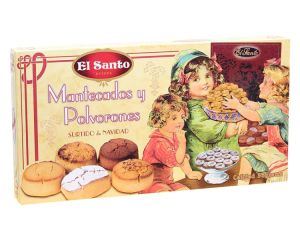 Товар Печиво асорті з додаванням мигдальної муки "El Santo" Mantecados y Polvorones Іспанія, 300г (30 шт/ящ)