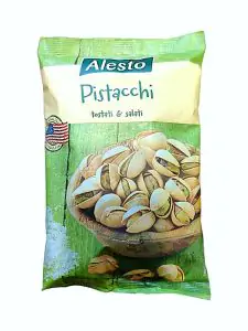 Товар Фісташки Каліфорнійські солоні "Alesto", 500г (20 шт/ящ)