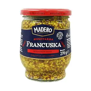 Товар Гірчиця французька Madero francuska 270 г