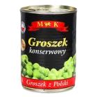 Горошок "М&К" консервований, 400г (10 шт/ящ) — мініатюра 1