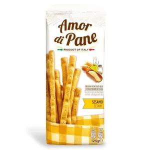 Товар Грісіні (хлібні палички) Amor di Pane з сезамом 125g (18 шт/ящ)