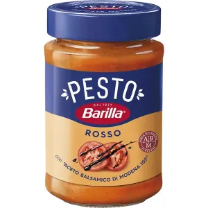 Товар Соус песто "BARILLA" Pesto Rosso на основі томатів, бальзамічного оцту з Модени та сиру Грана Падано, 200g (12 шт/ящ)