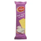 Чипси картопляні "Mr. Chipas" зі смаком сметани та цибулі 75 г, Латвія (20 шт/ящ) — мініатюра 1