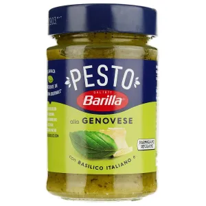 Товар Соус песто "BARILLA" на основі базиліка, оливкової олії, пармезану та кедрових горіхів, 190g (12 шт/ящ)