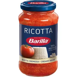 Товар Соус томатний "BARILLA" Ricotta з сиром Рікота, 400g (6 шт/ящ)