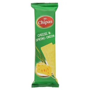 Товар Чипси картопляні "Mr. Chipas" зі смаком сиру та зеленої цибулі 75 г, Латвія (20 шт/ящ)