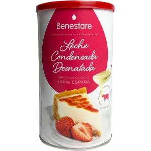 Товар Згущене молоко знежирене "Benestare" Leche Condensada Desnatada 1035г, Іспанія (8 шт/ящ)