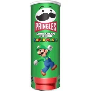 Товар Чипси зі смаком сметани та цибулі Pringles Super Mario Sour Cream & Onion 165g