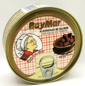 Товар Лососеві тефтелі "BayMar" в томатному соусі 240г, Іспанія (24 шт/ящ)