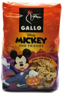 Товар Макаронні вироби "Gallo" Disney Mickey Halloween, 300г (12 шт/ящ)