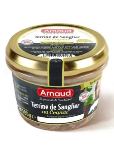Товар Паштет з м'яса кабана Arnaud Terrine de Sanglier au Cognac з коньяком 180г, Франція