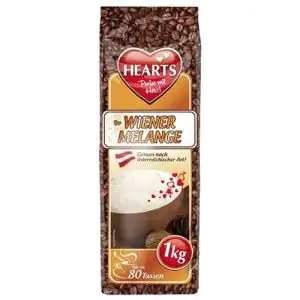 Товар Капучино "Hearts" Wiener Melange по-віденськи, 1кг (10 шт/ящ)