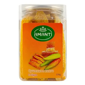 Товар Манго сушене натуральне з медом "Amanti", 220г (30 шт/ящ)